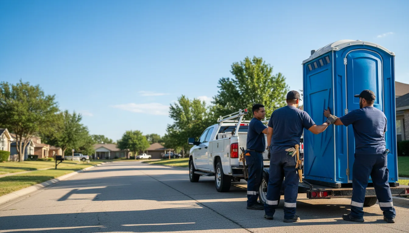 Portable Toilet Rental in Tishomingo, OK near me